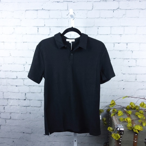 mens terry polo